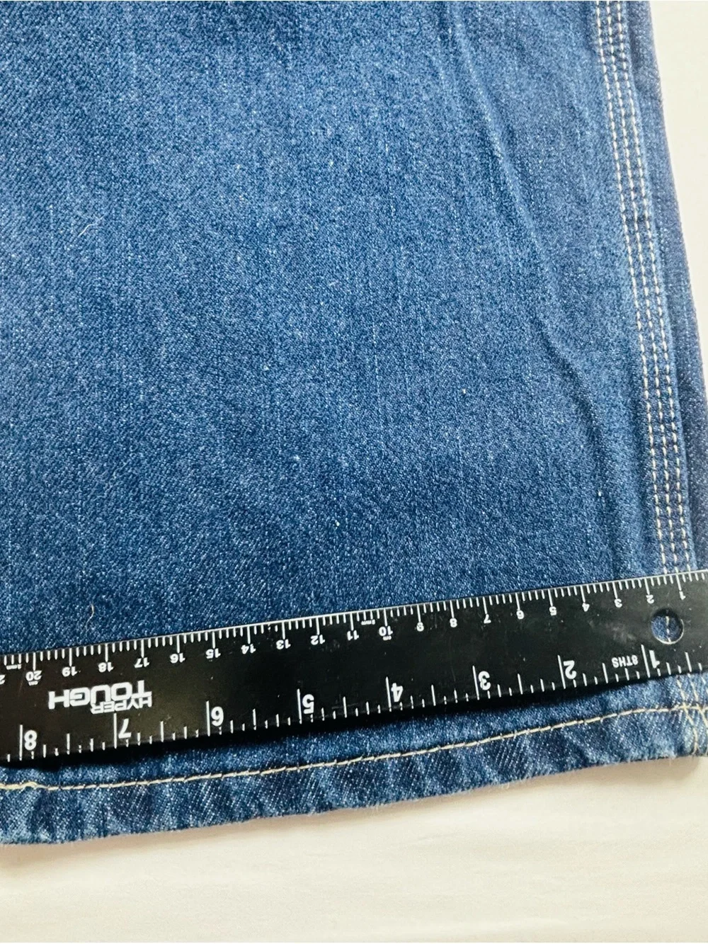 Dickies 38x33 Men's Dark Blue Straight-Leg Jeans M504